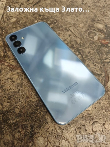 Samsung A-15 светлосин 128GB с протектор