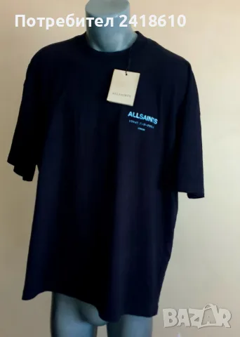 All Saints Oversize  Cotton Mens Size L  НОВО!  ОРИГИНАЛ! Мъжка Тениска!