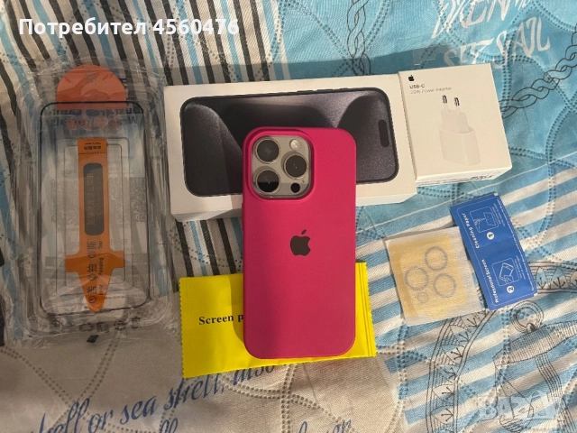 iPhone 15 Pro 256 gb 88% батерия КАТО НОВ, снимка 3 - Apple iPhone - 54593224