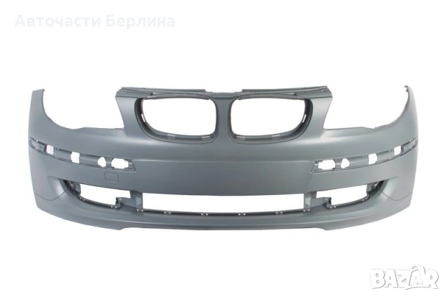 Предна броня с отвори за халогени за боядисване за BMW 1 E81 BLIC
