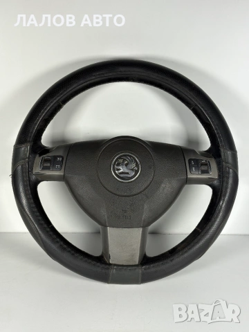 Кожен Волан с Аербег Опел Зафира Б Kojen Volan s Airbag Opel Zafira B, снимка 2 - Части - 55142214