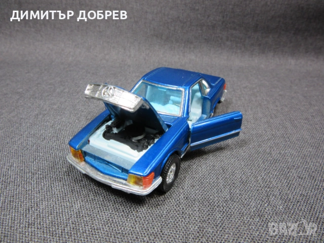 1/43 СТАРА РЕТРО МЕТАЛНА КОЛИЧКА МАЩАБЕН МОДЕЛ MERCEDES-BENZ 350 SL CORGI TOYS, снимка 6 - Колекции - 54119400