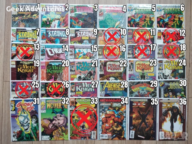 Comic Books/Комикси - X-Men, Punisher, Deadpool, Batman, Dr.Strange, Moon Knight, снимка 2 - Списания и комикси - 48013618