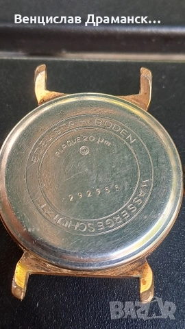 Glashütte 17j-позлатен, снимка 6 - Антикварни и старинни предмети - 55249666