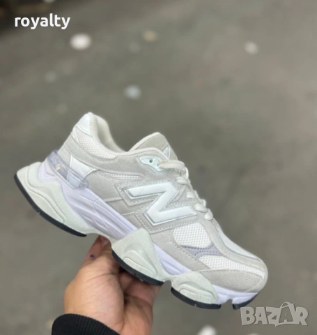 New Balance 9060 Нови Бели Дамски Маратонки Ню Баланс с Кутия 