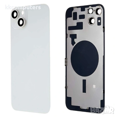 OEM Заден Капак за iPhone 14 Plus с Рамка, Стъкло за Камерата и Магнитен Ринг – 6 цвята