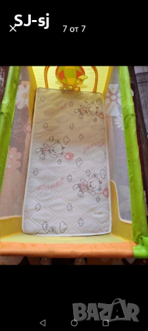 Сгъваема кошара с матрак 60/120, снимка 6 - Кошарки - 54082182