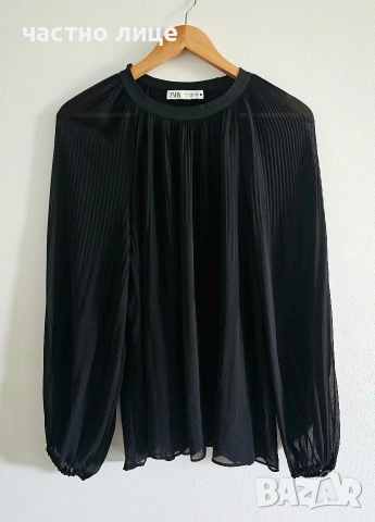 Подарявам с друга покупка! чисто НОВА риза/блузка ZARA, снимка 2 - Ризи - 54590363
