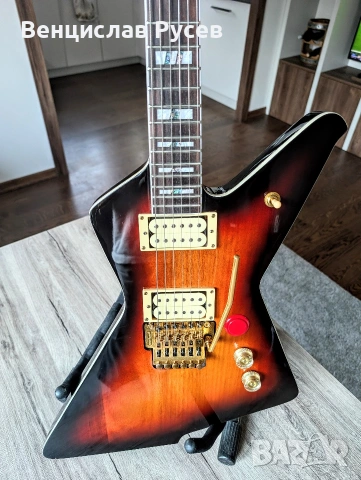 Custom Ibanez Destroyer Style Guitar, 2015, UK, снимка 3 - Китари - 55195016