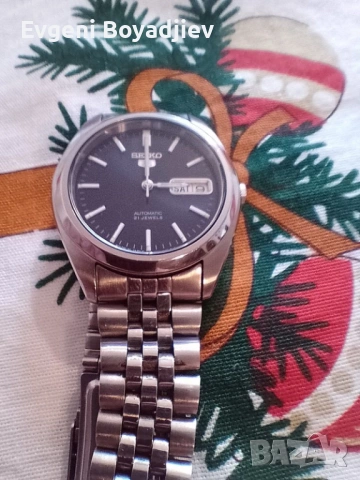 Мъжки часовник Seiko 5- отличен, снимка 3 - Мъжки - 54484640