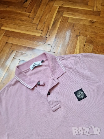 Страхотна мъжка тениска STONE ISLAND sl8m fit , размер 2ХL/ XL, снимка 3 - Тениски - 55281630