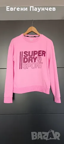 Superdry размер L дамска блуза в розово отлична