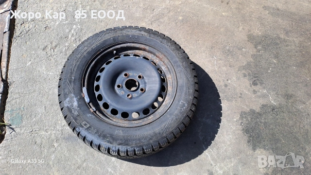 Желязна Джанта 15 цола 5x112 VW Passat 5.5 / Фолксваген Пасат 5.5 , снимка 3 - Гуми и джанти - 54274340