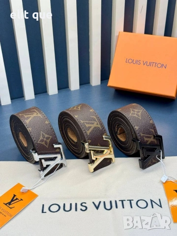колани от естествена кожа в кутия Louis Vuitton , снимка 10 - Колани - 55237102