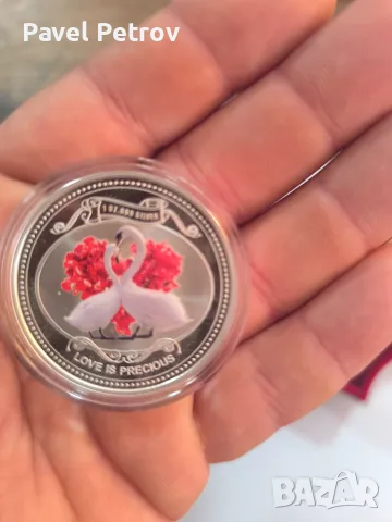 Сребърна монета , снимка 2 - Нумизматика и бонистика - 55476774