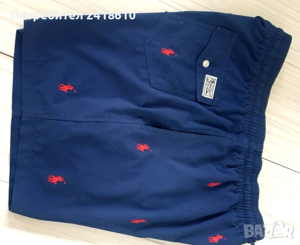 POLO Ralph Lauren Embroidered Logo Mens Swimwear Stretch Size L ОРИГИНАЛ! Мъжки Бански!, снимка 2 - Бански - 54388439