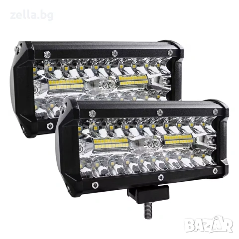 Комплект 2 броя LED BAR фарове 240W, 24000LM – IP68, 12V/24V, за трактор, камион, ATV, офроуд 10368