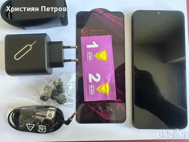 КАТО НОВ !!! Xiaomi Poco C40 - 64GB - ЧЕРЕН - Две СИМ карти - Отключен
