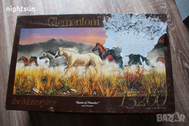 Продавам 13 200 части пъзел с коне на Clementoni, снимка 2 - Пъзели - 55279627