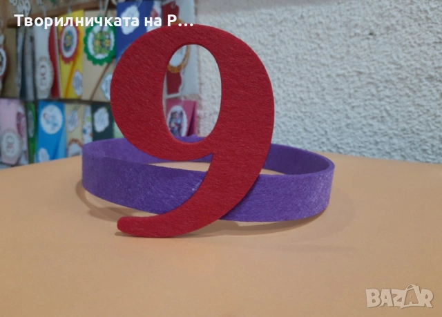 Коронки цифри, букви, слънце, дъга, снимка 9 - Шноли, диадеми, ленти - 54763114
