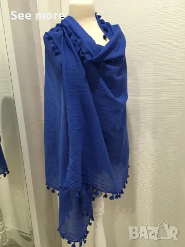 SEAFOLLY Australia Cotton Gauze Sarong  шал, снимка 3 - Шалове - 55395265