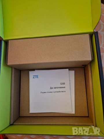zte g5b yettel 5G wifi6 чисто нов рутер за сим карта от йеттел, снимка 3 - Рутери - 54886292
