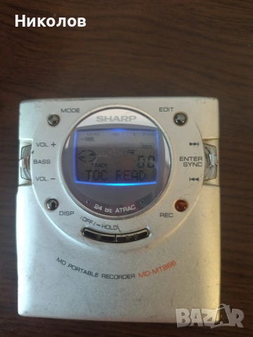 Продавам Mini Disk плеър Sharp MD-MT866H(S), снимка 6 - Други - 55084194