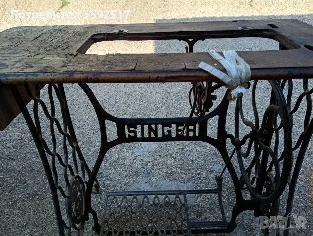 Ретро шевна машина Сингер, снимка 4 - Шевни машини - 55629996