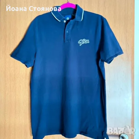 Мъжка блуза с яка Л размер, снимка 2 - Тениски - 55562756