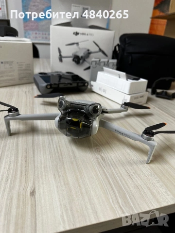 DJI Mini 4 Pro Fly More Combo + RC2 – Replacement от DJI / Отлично състояние