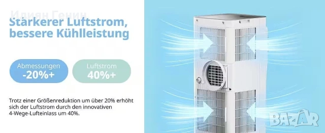 Климатик 3 в 1 Comfee "Easy Cool 9000, снимка 4 - Климатици - 54803498