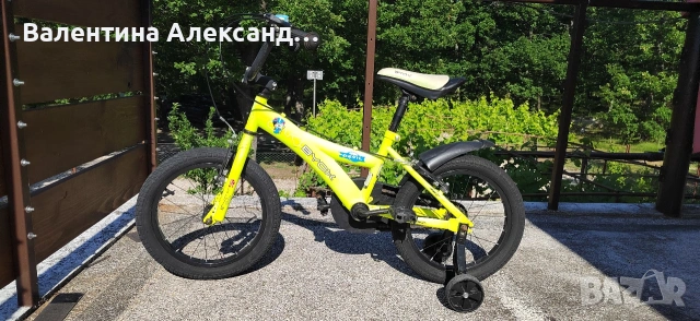 Детски велосипед BYOX 16" DEVIL зелен
