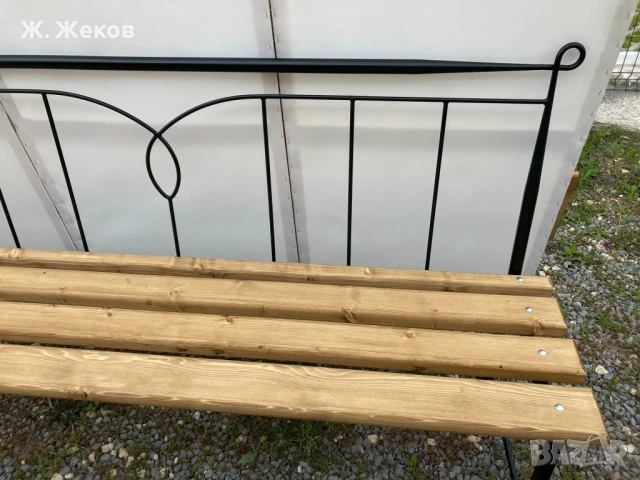 Две градински пейки, снимка 9 - Градински мебели, декорация  - 54390548