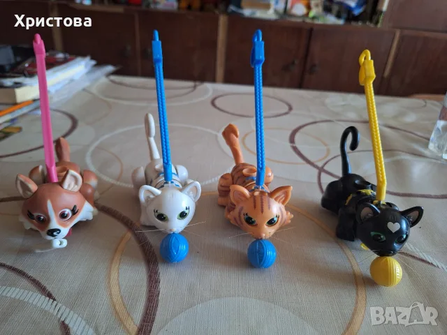 Малки играчки котенца и кученце, снимка 2 - Кукли - 55510224