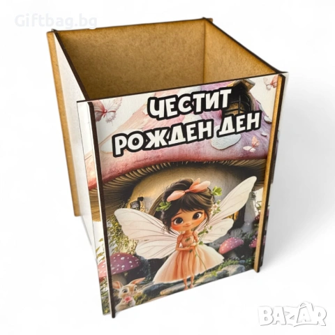 Дървена кутия тип кашпа с UV печат – различни дизайни, снимка 8 - Декорация за дома - 54344612