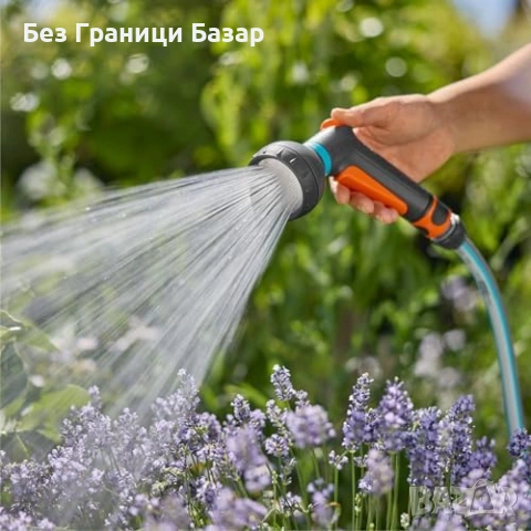 Нов Комплект за поливане Gardena разпръсквач конектори стоп мека струя за вода градина двор, снимка 9 - Напояване - 54110201