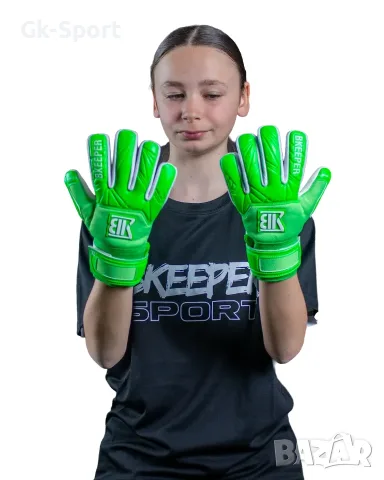 Вратарски ръкавици Bkeeper FLASH #26 Green размер 4,5, снимка 4 - Футбол - 55329527