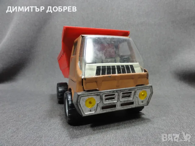 СТАРА РЕТРО СОЦ СССР МЕТАЛНА ИГРАЧКА КАМИОН САМОСВАЛ, снимка 5 - Колекции - 55536265