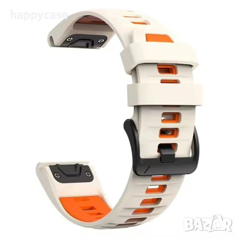 EASY QUICKFIT Силиконова каишка за Garmin Fenix/Instinct/Epix/Quatix/Marq, снимка 3 - Каишки за часовници - 50181736