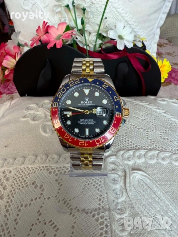 Rolex Нов Мъжки Часовник Кварцов Механизъм Ролекс , снимка 2 - Мъжки - 54722392