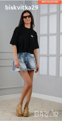 Комплект дънкови къси панталони с етикети Negative wear, снимка 9 - Къси панталони и бермуди - 55548590