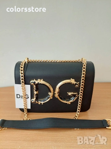 Черна чанта D&G -SG 27702, снимка 3 - Чанти - 49411045