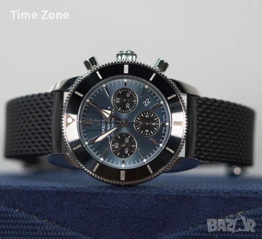 Breitling Superocean B01 Heritage Chronograph 44mm Blue Dial, снимка 2 - Мъжки - 54043056