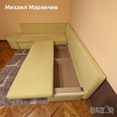 Ъглов диван, снимка 5 - Дивани и мека мебел - 54675862