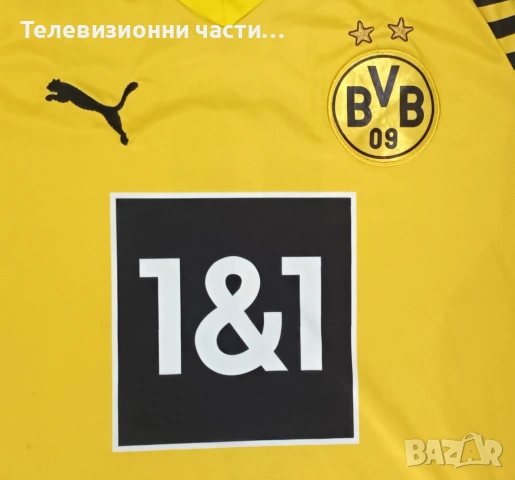 Футболна тениска Borussia Dortmund Erling Haaland #9 домакински екип сезон 2021/2022, размер М, снимка 4 - Спортни дрехи, екипи - 54236675