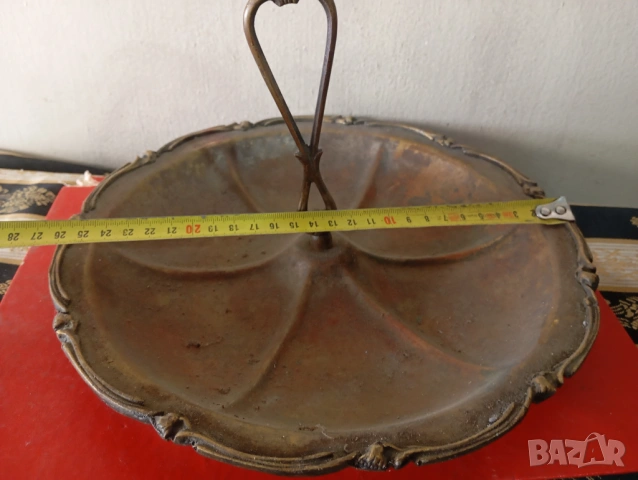 Купа за ядки,плато арт деко, снимка 3 - Антикварни и старинни предмети - 54288746