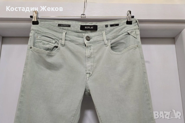 Дънки оригинални. Като нови. REPLAY JEANS. , снимка 3 - Дънки - 54477412