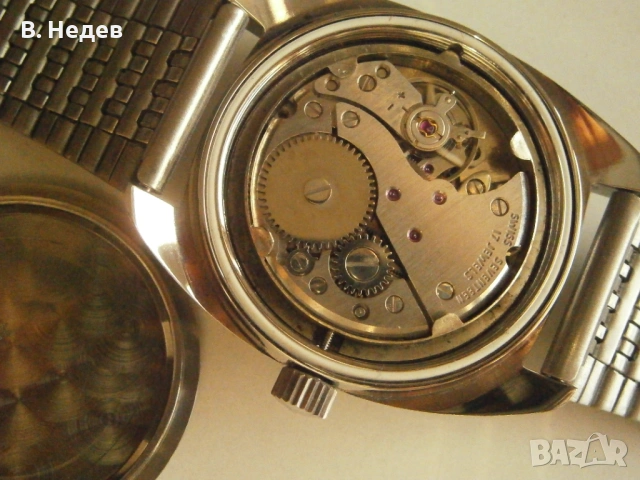 NOS! PIERPONT of Switzerland, FHF974, 17 jewels, incabloc, Swiss, НОВ!, снимка 9 - Мъжки - 54334699