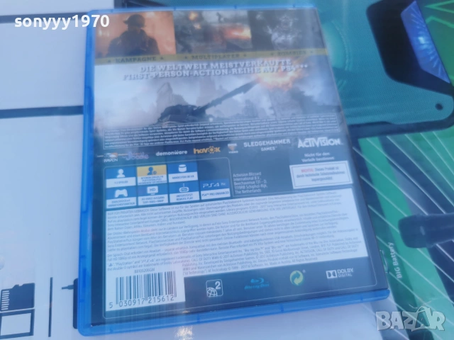 SONY PS4 CALL OF DUTY GAME 0407262048, снимка 14 - Игри за PlayStation - 55157128