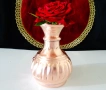 Медна ваза,медна гарафа за ракия,чиста червена мед. , снимка 4